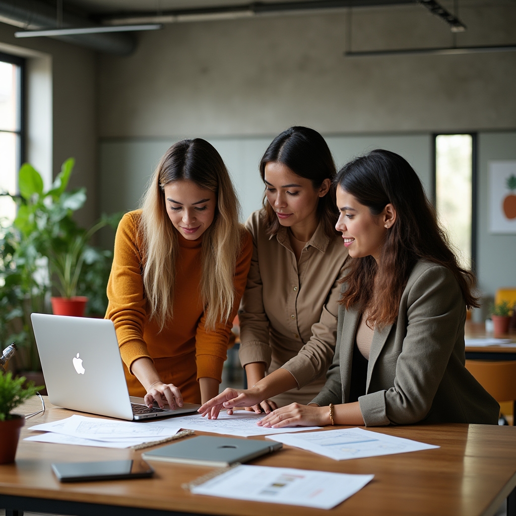 YieldMinds MX team collaborating on financial education content